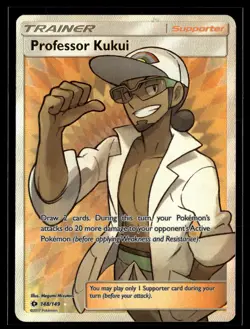 Professor Kukui 148/149 Sun & Moon Rare Ultra Pokemon - Image 1
