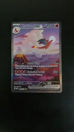Pokemon Charizard EX 199/165 Scarlet & Violet 151 Special Illustration Rare - Image 1