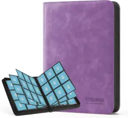 TCGUARD Trading Card Binder, 9 Side Loading Pocket Card Album Hold Up to 540 ... - Image 1