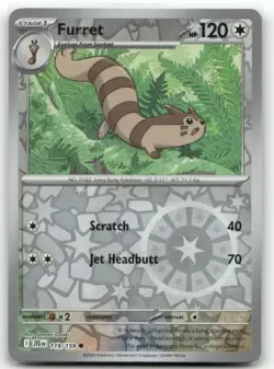 Furret 119/159 Reverse Holo Journey Together Pokemon TCG - Image 1