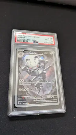 2025 Pokemon Mega Evolution Steelix 150/132 Illustration Rare PSA 10 GEM - Image 1