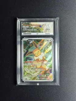 Pokemon ACE 6 Eevee Prismatic Evolutions Promo SVP173 ace 6 - Image 1