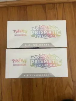 Pokemon TCG Scarlet & Violet Prismatic Evolutions ETB LOT OF 2 - Image 3
