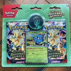 Pokemon TCG: Mega Evolution Ascended Heroes 2-Pack Collection - Erika's Tangela - Image 1