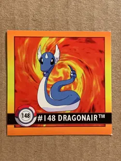 Pokemon 1999 Artbox Series 1 Stickers Dragonair 148. - Image 5