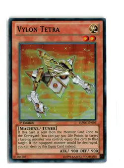 VYLON TETRA HA06-EN005 1st EDITION SUPER RARE YUGIOH TCG LP - Image 1