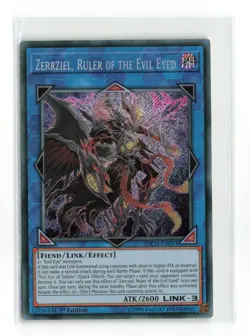 ZERRZIEL, RULER OF THE EVIL EYED INCH-EN031 1ST EDITION SECRET YUGIOH TCG LP - Image 1