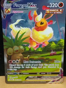 🔥Flareon VMAX Sword & Shield Promo Cards Alt Art Holo + Jumbo Promo !!MINT!!🔥 - Image 5