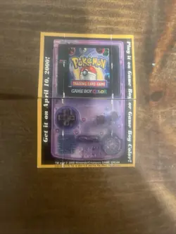 2000 POKEMON TGC Promo FLIP/FOLDING Card for Gameboy Color-Card Only-VGC - Image 1