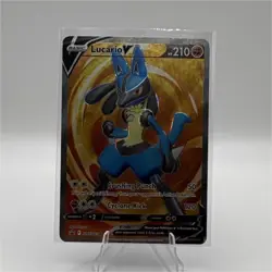 Pokemon Lucario V Promo Full Art Holo SWSH291 Sword & Shield 210 HP TCG Card - Image 1
