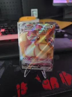 Pokemon Eevee VMAX SWSH087 Holo Promo Rare Card - Image 1