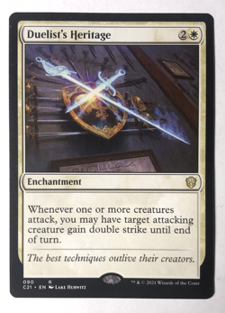 Duelist's Heritage 090 Commander 2021 MTG Magic the Gathering NM - Image 1