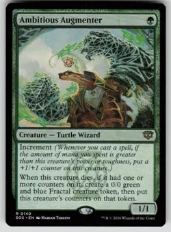 Ambitious Augmenter Rare Secrets of Strixhaven 140 MTG Near Mint 2026 - Image 1