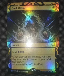 MTG FOIL Dark Ritual 026/063 Strixhaven Mystical Archives Rare NM - Image 1