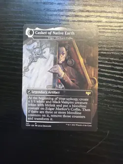 Magic: The Gathering Dracula the Voyager & Casket of Native Earth Legendary Rar… - Image 2