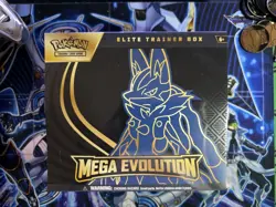 Mega Evolution Elite Trainer Box ETB Lucario NEW Pokemon - Image 1