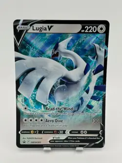 Pokemon OVERSIZE Card 2023 Lugia V SWSH301 Black Star Promo Jumbo Card - Image 1