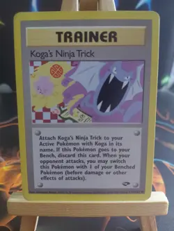Pokemon Card Koga's Ninja Trick LP Gym Challenge Uncommon 115/132 - Image 1