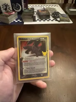 2007 Pokemon Pop Series 5 #17 Umbreon Gold Star - Image 1