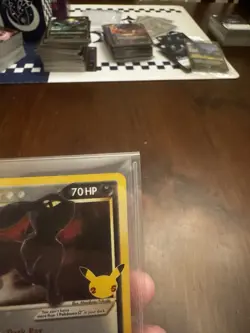 2007 Pokemon Pop Series 5 #17 Umbreon Gold Star - Image 3