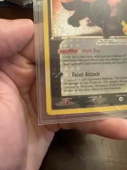 2007 Pokemon Pop Series 5 #17 Umbreon Gold Star - Image 5