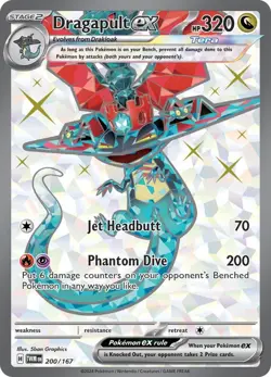 Dragapult EX 200/167 Ultra Rare Holo Pokemon TCG Twilight Masquerade - Image 1