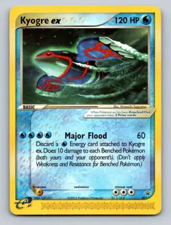 Kyogre ex - (Nintendo Power Magazine) Regular Nintendo Promos 001 LP Pokemon - Image 1
