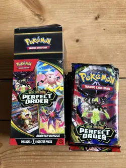 Pokemon Mega Evolution Perfect Order - Booster Bundle 12 Packs Open - Used 2 - Image 1