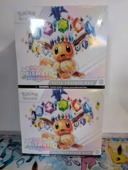 Pokemon Prismatic Evolutions ETB Lot of 2 FACTORY SEALED - Image 1