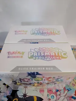 Pokemon Prismatic Evolutions ETB Lot of 2 FACTORY SEALED - Image 3
