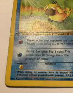 Psyduck 53/62 (1st Edition Stamp) Fossil Pokemon 1999 - Image 5