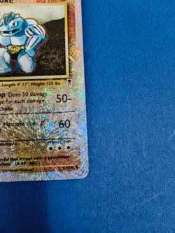 Pokemon Machoke Legendary Collection Reverse Holo Rare Pokemon TCG fireworks HP - Image 3