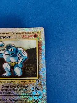 Pokemon Machoke Legendary Collection Reverse Holo Rare Pokemon TCG fireworks HP - Image 4