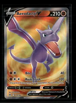 Pokemon 2022 Lost Origin Aerodactyl V FA #179/196 - Image 1