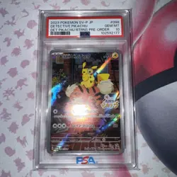 PSA 10 Detective Pikachu Returns 098 Promo 2023 Pokemon SV-P JP - Image 2