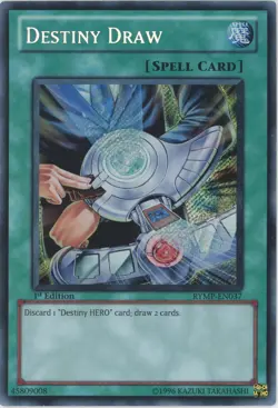 Yugioh Destiny Draw RYMP-EN037 1st Edition Secret Rare NM - Image 1