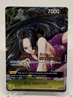 Boa Hancock (OP15 Release Event Winner) P-115 FOIL One Piece Promotional Card NM - Image 1