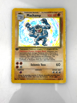 Machamp 8/102 Cosmos Holo Promo Pokemon Base Set 1999 Card | Moderately Played - Image 1
