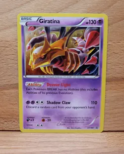 Giratina XY184 Black Star Promo Pokemon Card LP - Image 1