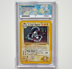 Lt. Surge's Magneton 8/132 Ace 9 Gym Heroes 2000 Holo Pokemon Card Not PSA - Image 1