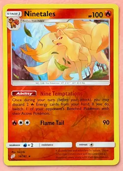 Ninetales ~ Cute Pokemon Cards ~ Fire-Type Pokemon Collection - Image 1