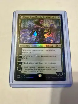 Liliana, Dreadhorde General (Stained Glass) Secret Lair Drop Foil LP - Image 1