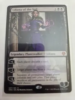 mtg, Liliana of the Veil Dominaria United Regular NM - Image 1