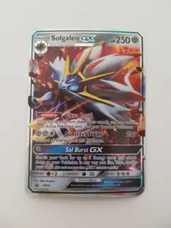 2016 POKEMON GX HOLO BLACK STAR PROMO SM16 SOLGALEO - Image 1