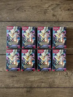 8x Pokemon TCG: Mega Evolution Ascended Heroes Booster Bundle NEW IN HAND - Image 1
