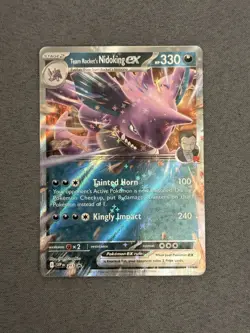 Pokemon TCG Nidoking ex SVP 217 Black Star Promo NM/M - Image 1