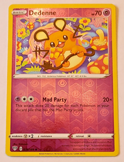 Pokemon TCG: Dedenne Darkness Ablaze #078/189 Reverse Holo Near Mint (NM) - Image 1