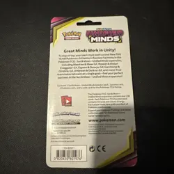 Pokemon Sun and Moon Unified Minds Checklane 1-Pack Blister SUDOWOODO SEALED - Image 2