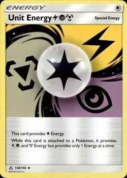 Pokemon TCG Card Unit Energy LPM SM - Ultra Prism 138/156 - Image 1