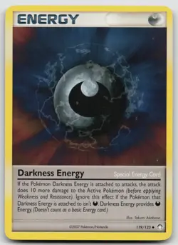 Pokemon Card Darkness Energy Uncommon Mysterious Treasures 119/123 - Image 1